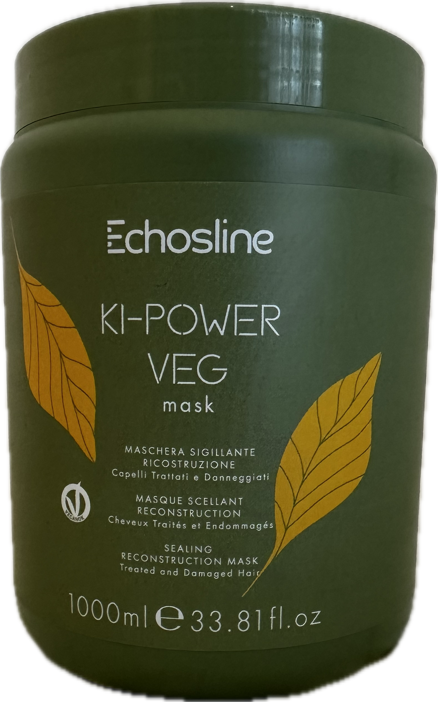 Echos Line Ki Power Veg Complex - Maschera sigillante ricostruzione 1000 ml