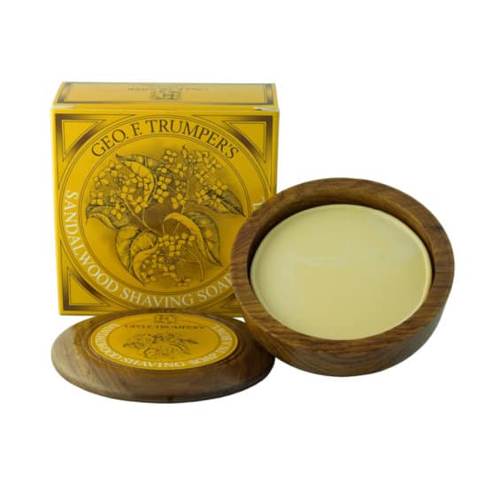 GEO F. TRUMPER Sandalwood Shaving Soap con Wooden Bowl 80g