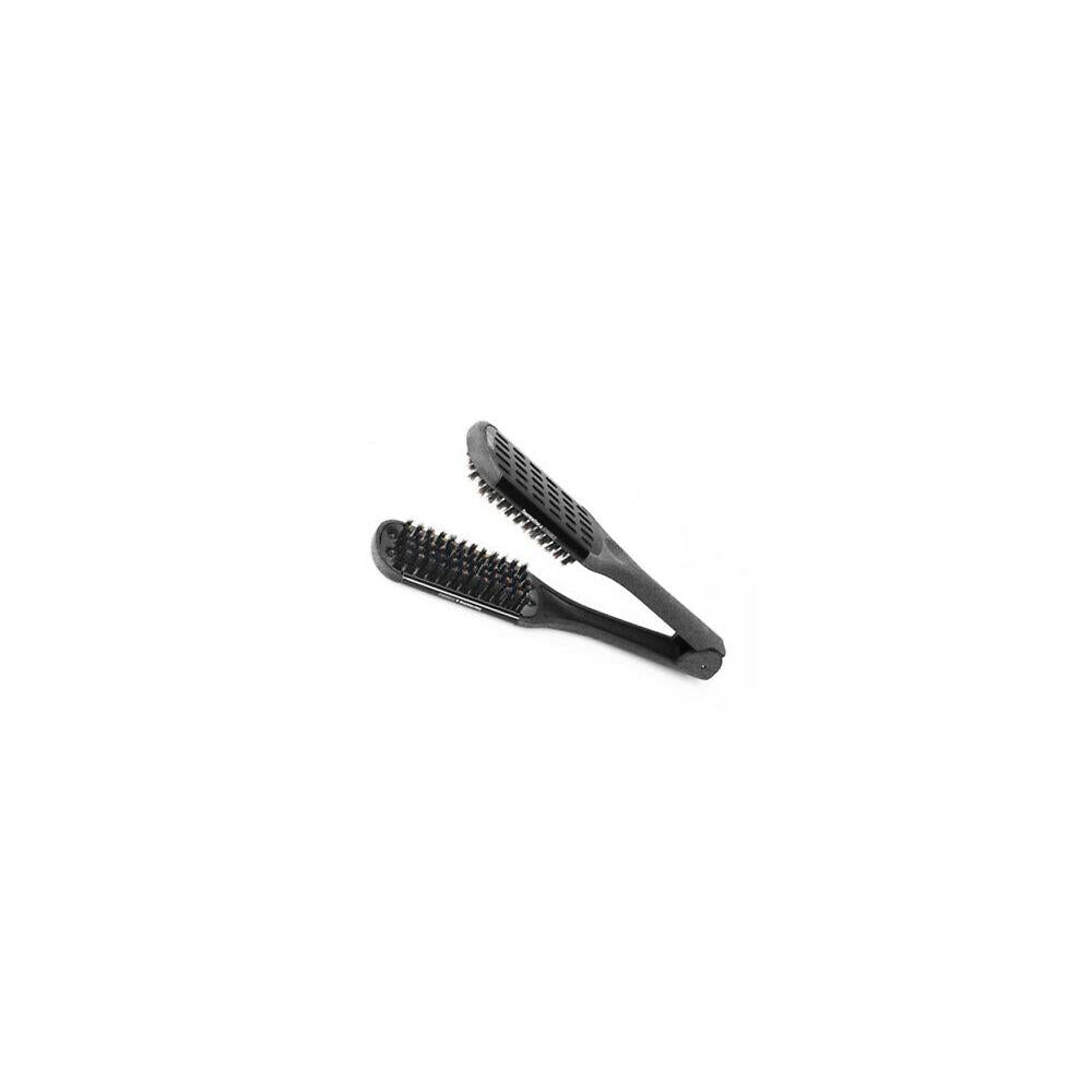 spazzola doppia lisciante ceramica stirare capelli