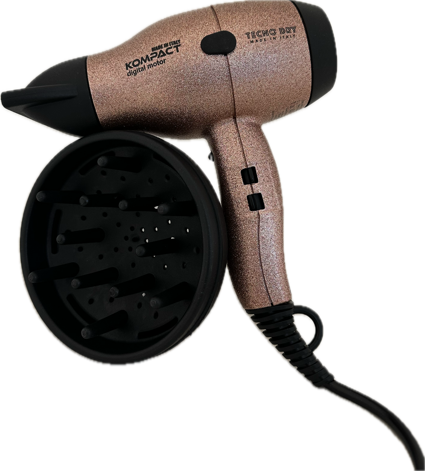 TECNO DRY KOMPACT PHON ROSA GLITTERATO