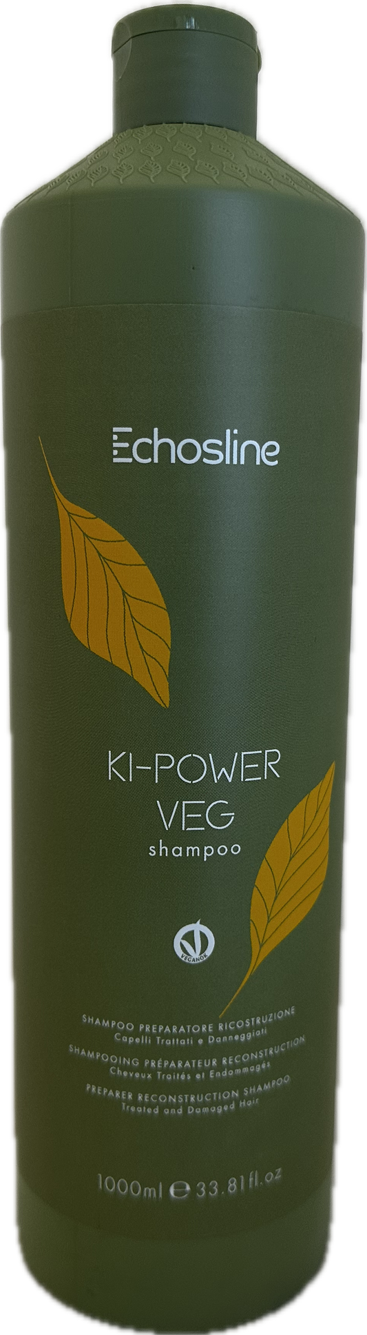 Echos Line Ki Power Veg Shampoo - Shampoo ricostruzione molecolare 1000 ml