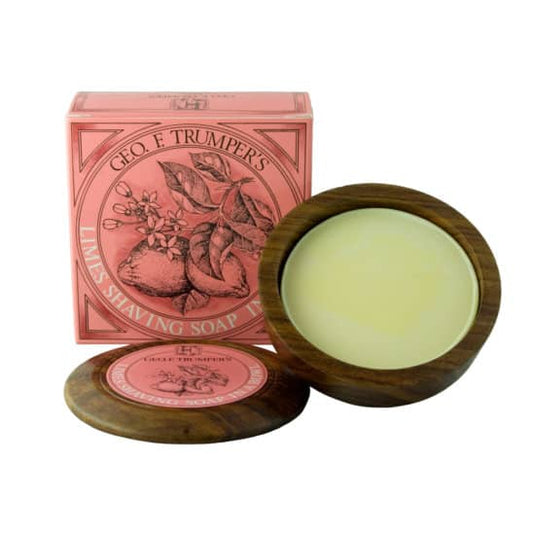 GEO F. TRUMPER Limes Shaving Soap con Wooden Bowl 80g